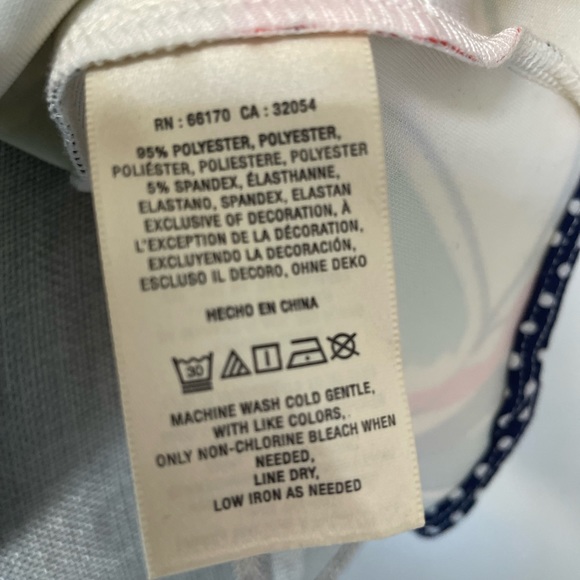 Anthropologie Akemi + Kin neoprene peplum pop art abstract floral sleeveless top - Picture 6 of 7